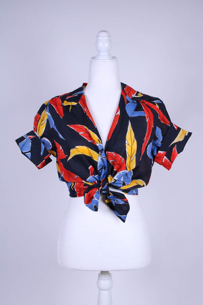 Vtg shirt sleeve top - Medium