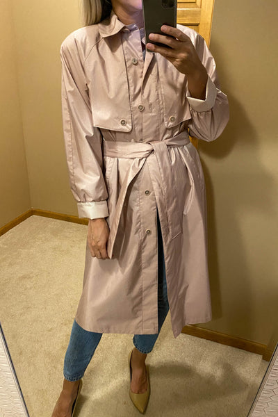 80's Fleet Street Petite trench | Small/Med