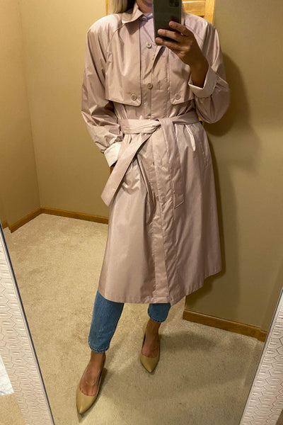 80's Fleet Street Petite trench | Small/Med