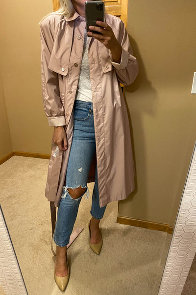 80's Fleet Street Petite trench | Small/Med
