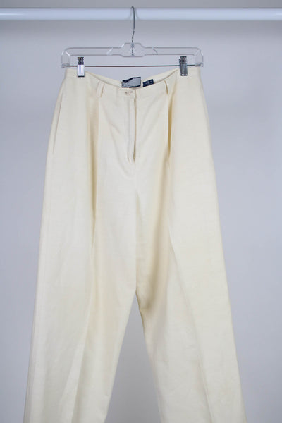 Cream high waist pants | Size 8