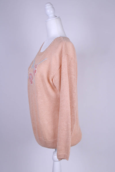 80's Summer knit sweater - Medium