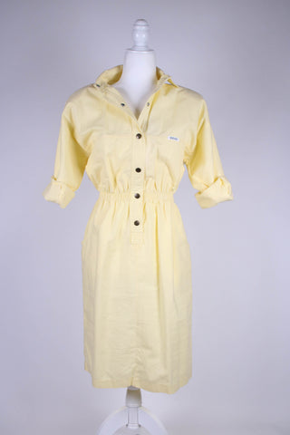 80’s Ideas button up dress - small