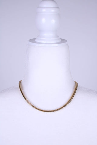 Vtg Gold necklace 13-16.5"